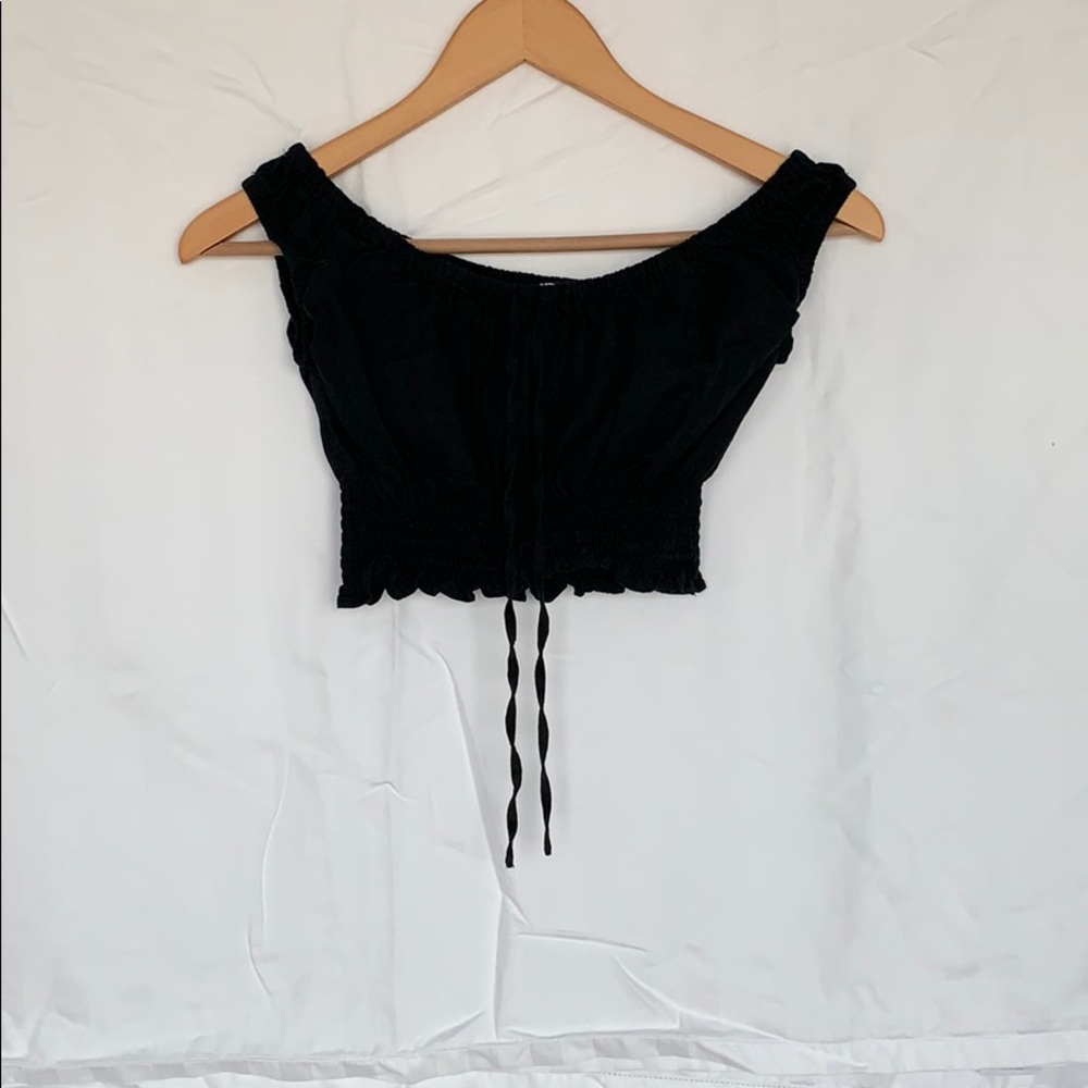 Cropped top John Galt black
